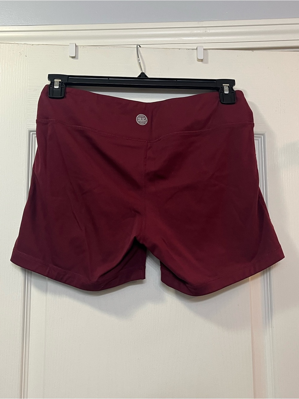 I Am Becoming Maroon Athletic Shorts - Picture 4 of 5